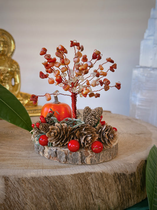 Fall Spectacular Pumpkin & Acorns Festive Tree of life